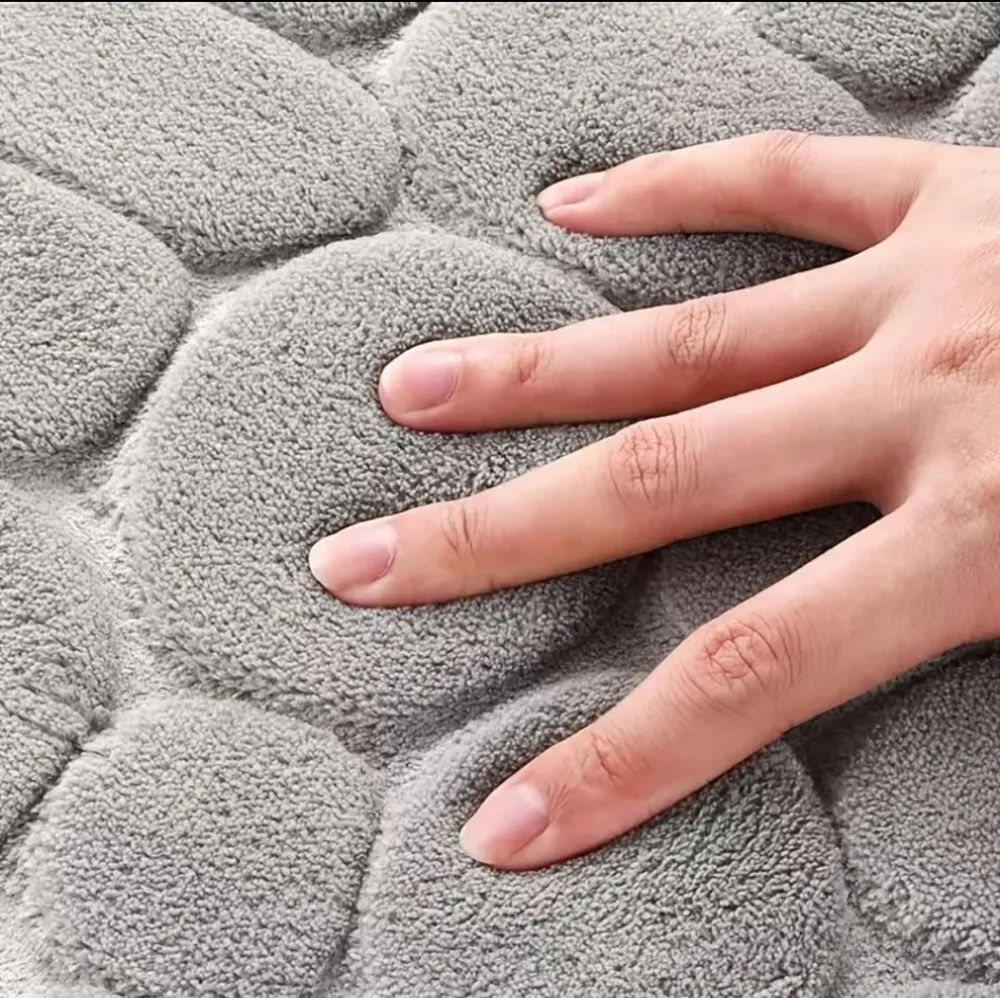 1pc Memory Foam Bathroom Mat - Soft & Comfortable Non-Slip Carpet for Home Decor